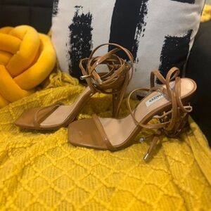 Steve Madden Tan Strappy Heels